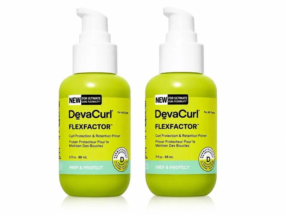 DevaCurl FlexFactor Curl Protection Primer 3oz 88mL Duo Pack Set of 2 New